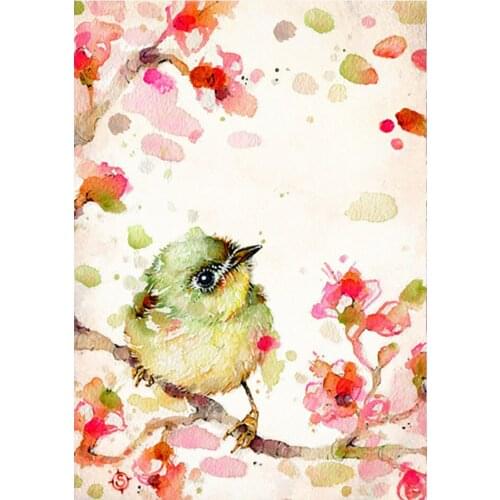 DIY diamond painting cross stitch animal bird round diamond embroidery rhinestone home decoration handmade gifts