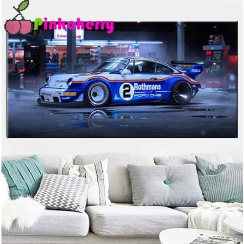 DIY Diamond Painting Modern art sports car Full Square Diamond Embroidery sale Cross Stitch sets Mosaic Handmade Gift k821