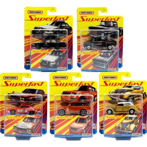 Matchbox cars 1:64 Superfast series Land Rover & Nissan Skyline & Chevy Rubber tire can open the door 2020 collection car model