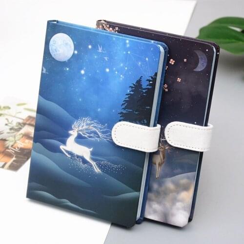 Notebook A5 Thick Design Creative Student Diary Cute illustration notebook Full Color Page Hand Account book Note