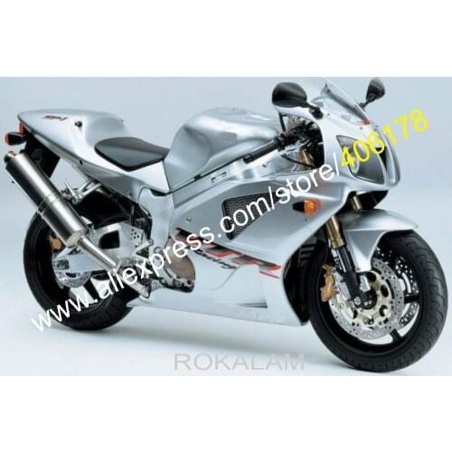 Cheap Fairings For Honda VTR1000 RC51 2000-2006 ABS Fairing Kit VTR1000 00-06 Silver Motorcycle Bodywrk Fairing Kit