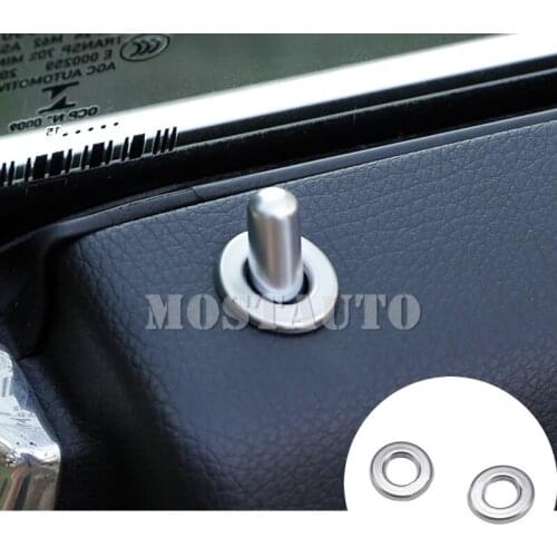 For Benz E Class Coupe W207 C207 Inner Door Lock Pin Pins Cover 2009-2016 2pcs Car Accessories Interior Car Decor Car Trim
