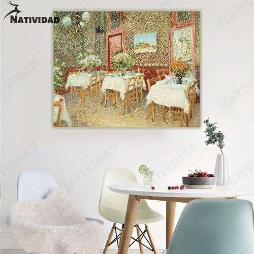 World Famous Oil Painting Canvas Painting Shop Decor Petal Hut Restaurant Poster Wall Art Living Room Bedroom Home Decoration