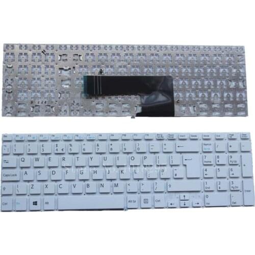 Laptop UK keyboard for sony Vaio SVF15 FIT15 SVF151 SVF152 SVF153 SVF1541 SVF15E white