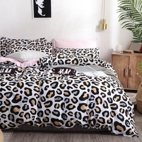 200*230 Cotton Bedding Sets Reactive Print Bed Sheet With Pillowcase For Boy Girls Cuvet Cover Sets Housse De Couette Wholesale