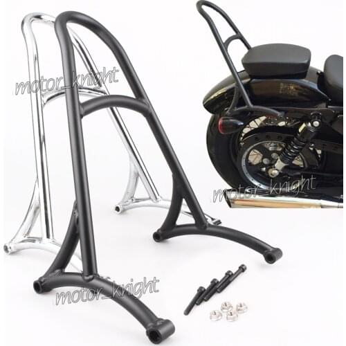 Motorcycle Burly Short Passenger Sissy Bar Backrest For Harley Sportster XL Iron Nightster 883 1200 48 72 2004-2015 2016 2017
