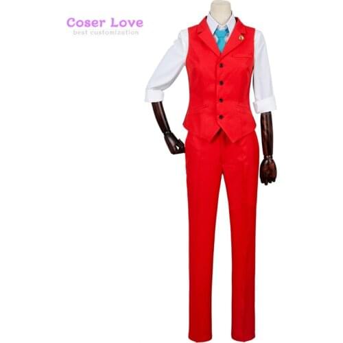 Ace Attorney: Apollo Justice Apollo Justice Cosplay Costume Carnival Halloween Christmas Costume