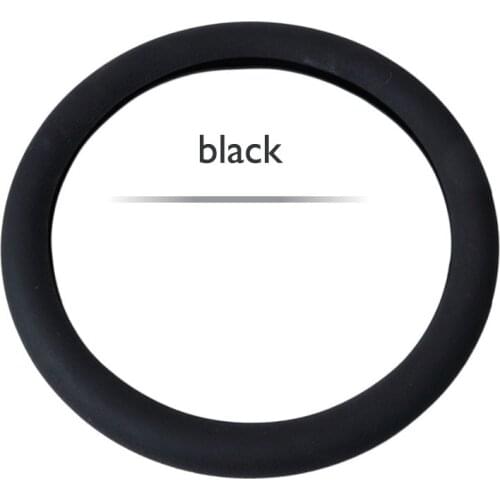 Soft Silicone Steering Wheel Cover Shell Skidproof Odorless Eco Friendly for Ford Focus Fusion Escort Kuga Ecosport Fiesta Falco