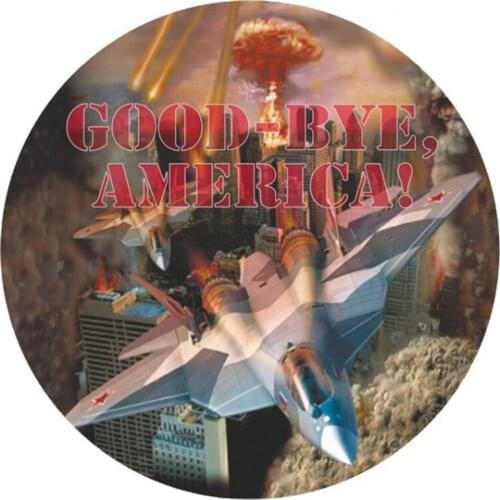 S50993# 10/13/15/17CM Personality PVC Decal Goodbye America Waterproof Car Sticker on Motorcycle Laptop Decorative Accessories