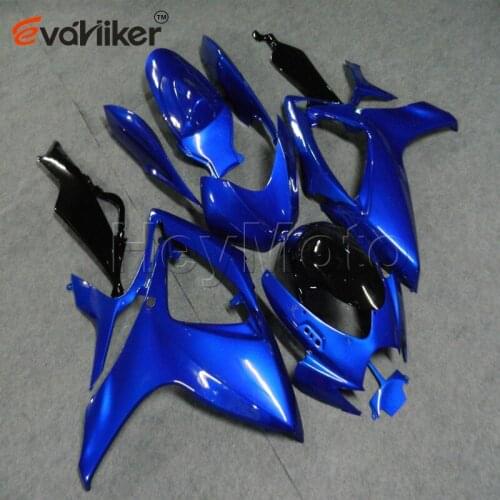 Full fairing kits for GSXR600750 2006 2007 K6 blue GSXR600 06 07 ABS plastic bodywork kit motorcycle fairings H3