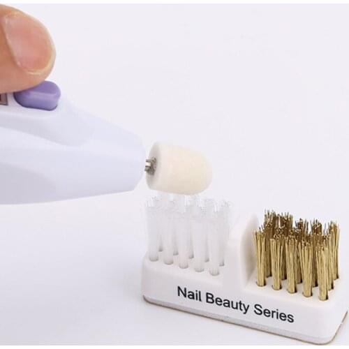 Portable Nail Drill Bit Cleaning Brush For Electric Manicure Machine Drills Made of high quality material