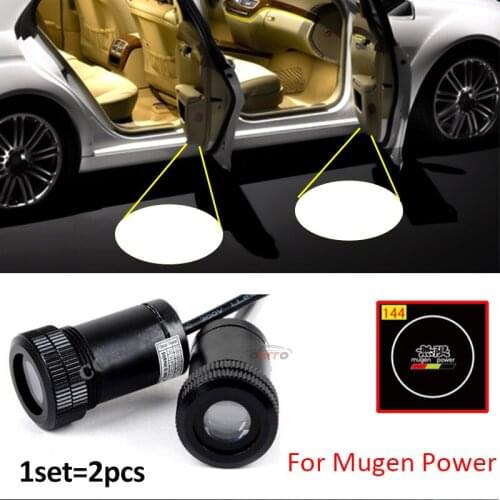 For Mugen Power Door Projector Welcome Lights Car Led Ghost Shadow Light for Honda CRV Civic Accord CITY Fit Pilot Crossroad