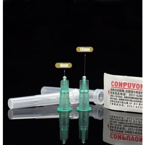 32G needle Piercing Transparent Syringe Injection glue Clear Tip Cap For Pharmaceutical injection needle 32G *4mm 13mm
