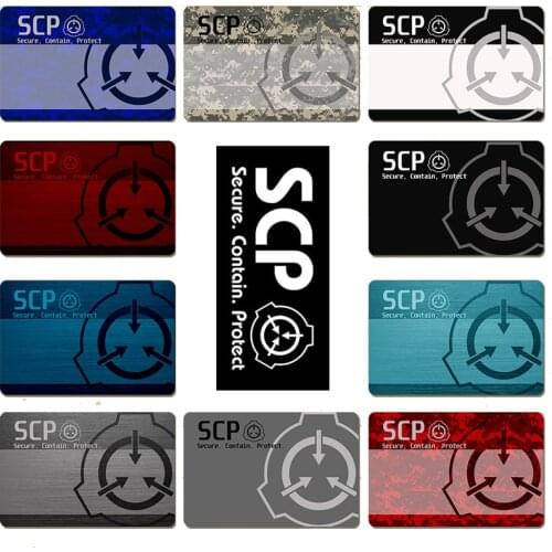 SCP secret foundation Card Stickers Special Logo Cosplay Access Grade AM-2552