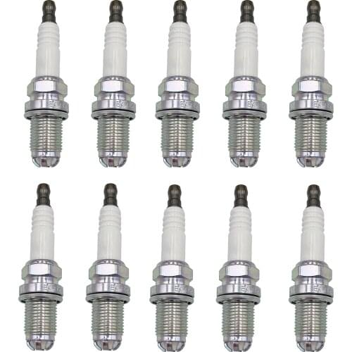 10pcs/lot 12120037607 BKR6EQUP High Quality Spark Plug For BMW M54 M62 E38 E65 E34 E36 E39 E46