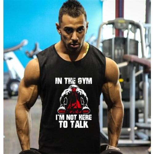 Fitness Men Tank Top Bodybuilding Stringers Tank Tops Singlet Brand gyms Clothing cotton Sleeveless Shirt muscle tops