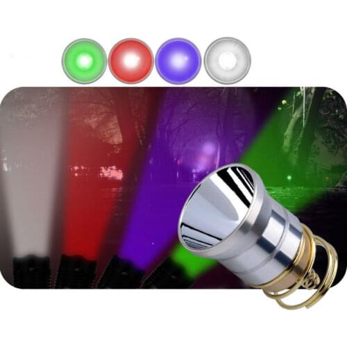 Replacement 26.5mm 1 Mode White/Red/Blue/Green/Purple Light XM-L XML T6 Led Bulb Cup Module for 501B 502B Led Torch Flashlight