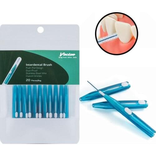 10pcs/20pcs Interdental Brush Tooth Deep Clean Makeup Superfine Dental Floss Interdental Teeth Stick Oral Hygiene maquiagem
