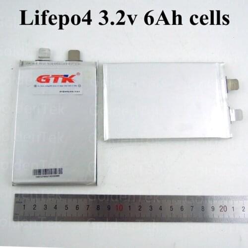 12pcs lifepo4 3.2v 6Ah cells 3.2v 6000mah 20A for diy battery pack 36v lifepo4 6Ah 12ah power tools supply energy wheelchair