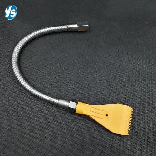 20PCS 1/4'' Fan Air Wind Jet Blowing Air Spray Nozzle Compressed Air Nozzles With Flexible Plastic/Stainless Steel Cooling Tube