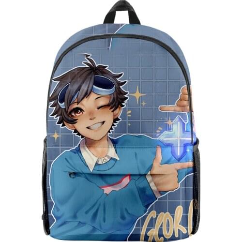 2021 GeorgeNotFound Merch Men Women 3d Backpack Fabric Oxford School Bag High Capacity Teenager Girls Child Bag Travel Backpack
