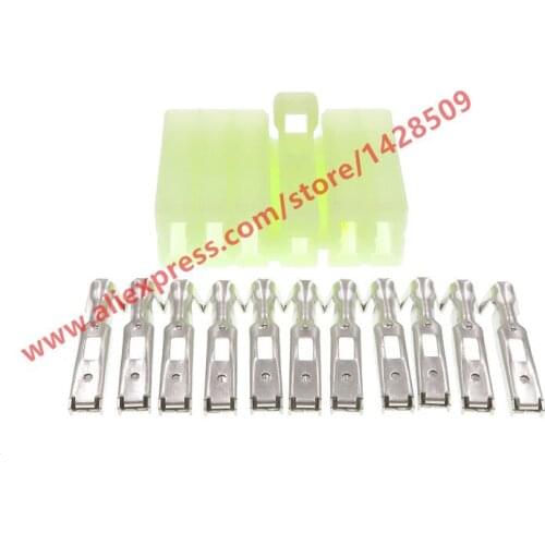 5 Sets 11 Pin Female Car Connector Audio Plug With Terminal 11P Connectors