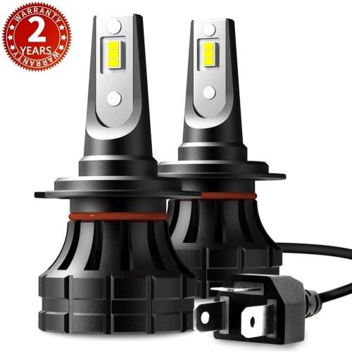 AUXITO 2x 12000LM H7 LED Car Headlight Bulbs For BMW E46 E39 E90 F10 Audi VW H4 H11 H8 HB3 9005 HB4 9006 Auto Lamp 6000K 12V