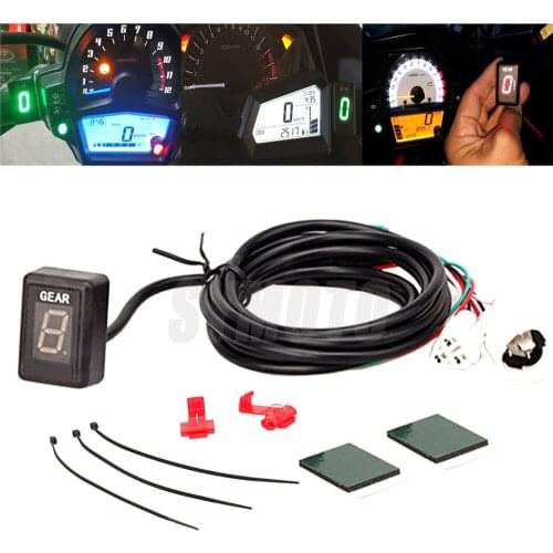 For KTM 990 Adventure SM SuperDuke SMT NO ABS Motorcycle 1-6 Level Ecu Plug Mount Speed Gear Display Indicator LED Electronics