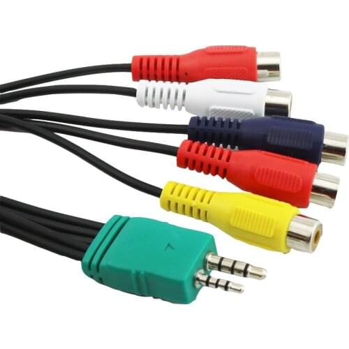 10x Video AV Component Audio Adapter Connector Cable For Samsung LED TV BN39-01154W BN3901154W 25cm