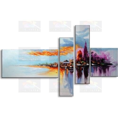 Handmade oil painting on canvas modern 100% Best Art Abstract oil painting original directly from artist COI4-035