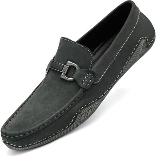 Men Loafers Genuine Leather Shoes Driving Casual Fashion Slip On Italian Luxury Mens Moccasins Loafer Mocassin Homme Designer