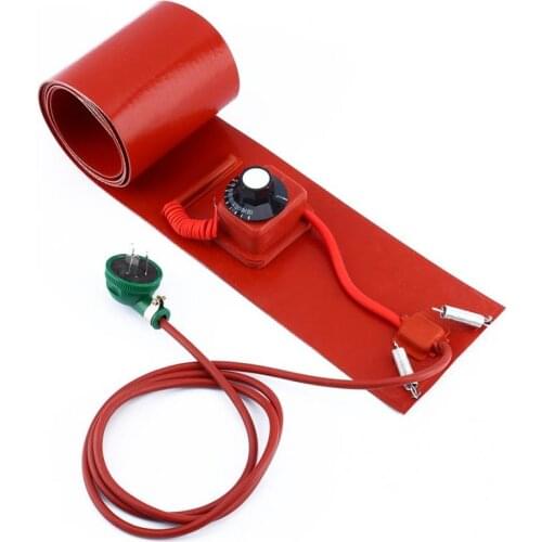 200L/55Gallon 220V 1000W Silicon Metal Oil Drum Heater AU Plug Heating Element Silicon heater Car Accessories