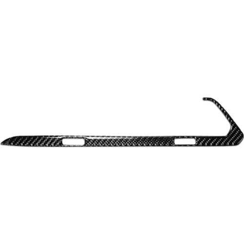 Air Conditioning Panel Cover Anti-scratch Self-adhesive Carbon Fiber Black Panel Trim for BMW G01 G02 X3 X4 Left Hand Drive