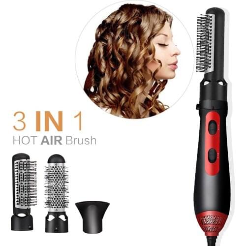 New Multi-Function Negative Ion Hair Dryer Straight Hair Comb Hair Comb And Comb Three-In-One Hot Cold Wind Electric Hair Brush