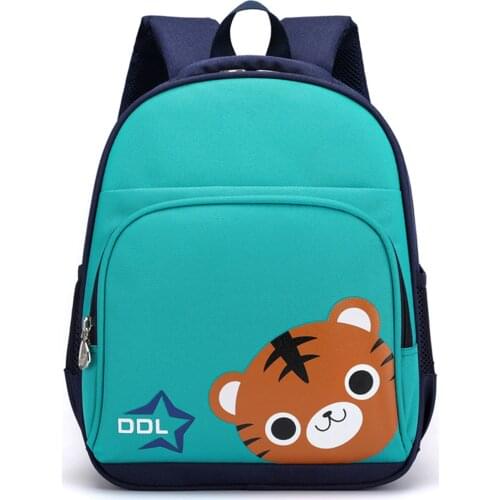New Kindergarten Backpack For Boys And Girls Cute Cartoon Animal Childrens Schoolbag Pupils Orthopedic Waterproof Kids Mochila