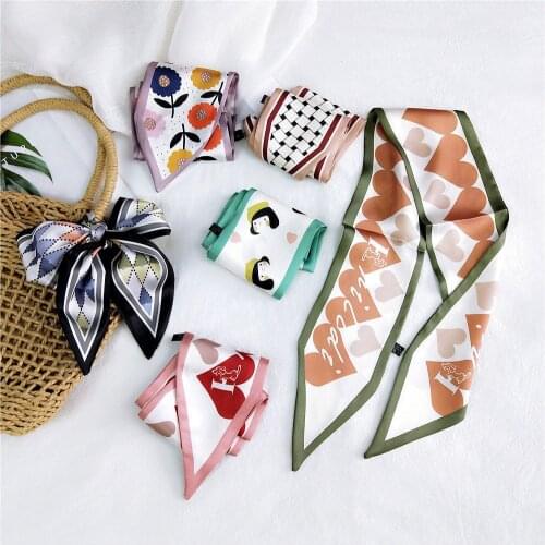 New Sharp Scarf Female Spring, Autumn and Summer All-Matching Ribbon Version of the Amazing Scarf Hair Band