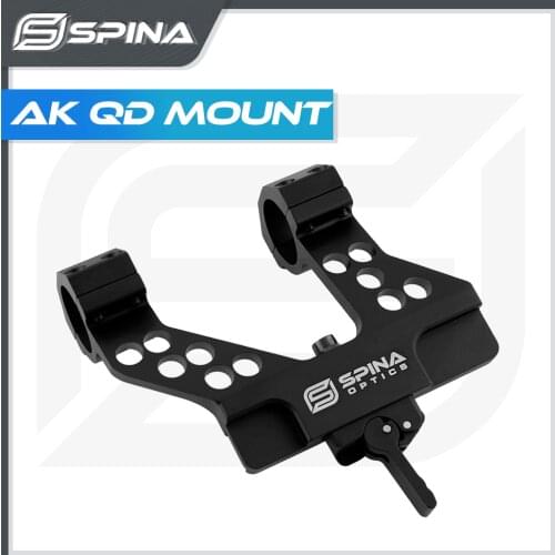 Hunting New Quick Detach AK Side Rail Scope Mount QD mount with 1 Inch 25mm/30mm Ring For AK47 AK74