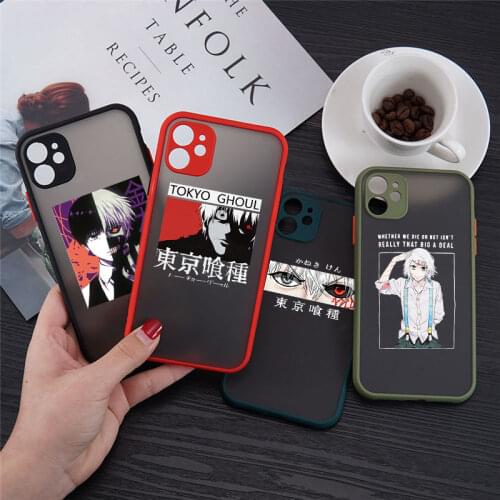 Japan Anime Tokyo Ghoul Trendy Kaneki Ken Clear Phone Case for IPhone 12 11 Pro Mini Max X XR 8 7 6s Plus SE20 Soft Bumper Cover