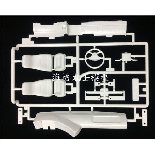Remote control actros car shell cab accessories interior trim part instrument panel and seat for tamiya 1:14 scale scania truck