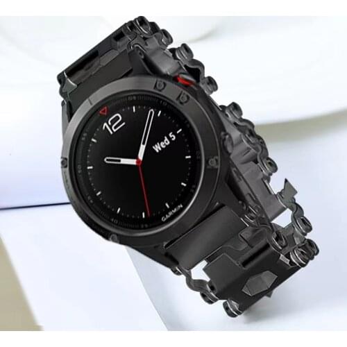 22 mm Multifunctional metal strap for Samsung Galaxy watch 3/Huawei watch 3/Amazfit GTR Outdoor sport strap for Huawei Watch GT2