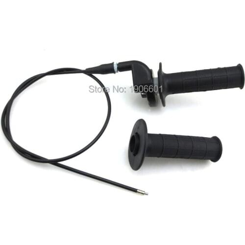 7/8" Handle Grips + Throttle Clamp + Cable Set 50 90 110 125cc Pit Bike Dirtbike