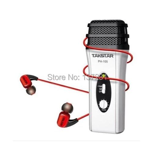 Phone K song suit PH-100 smart phone market compatible with IOS Android systems phones Earphone H60+Takstar PH-100 Mic kit