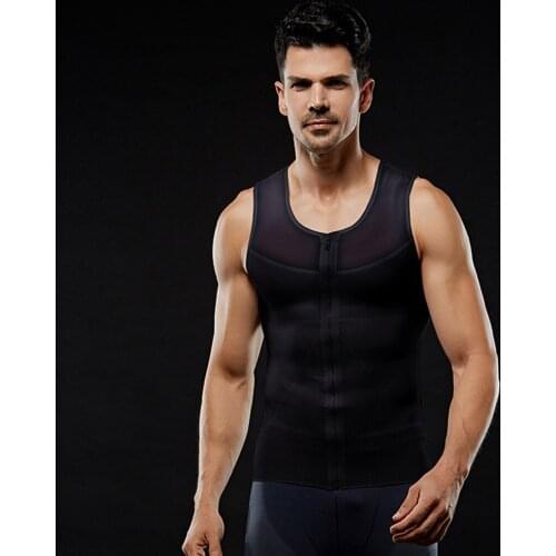 High Quality Sexy Mens Underwear men tight sport vest body shaper