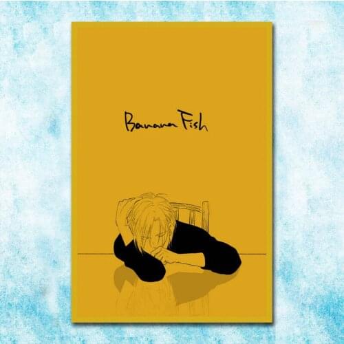 Japanese Anime Banana Fish Poster Art Silk Canvas Retro Print For Home Room Decor Wall Stickers-001
