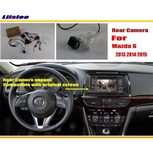 Car Reverse Rear View Camera For Mazda 6 Atenza 2012 2013 2014 Parking Accessories Back Up CAM Original Screen Compatible