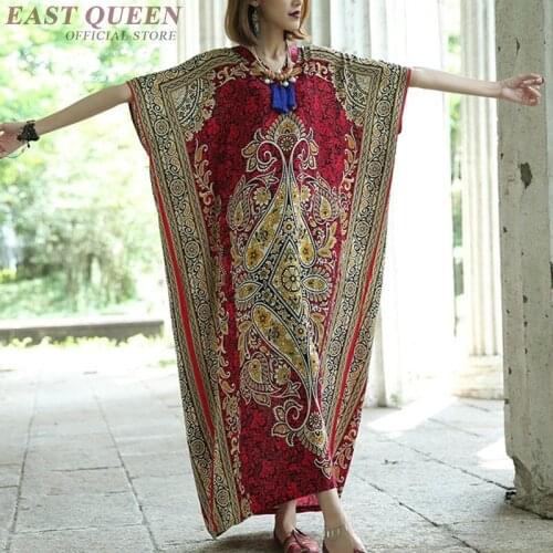 Women Asymmetrical dresses mexican hippie Boho chic ethnic style dress clothing bohemian holiday beach dress DD1176