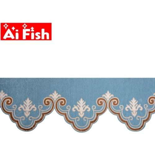 1 Piece European Exquisite Royal Luxury Valance with Velcro Curtains for Living Room Window Curtains for Bedroom Kitchen MY364#3