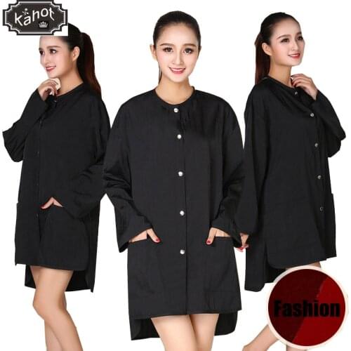 1pcs Professional Hairdressing Beauty SPA Gown Snap-fastener Robe Hair Capes Styling Barber Salon Hairdresser Wraps Cloth