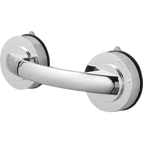 1pc Shower Handle Bar Offers Safe Grip With Strong Hold Suction Cup For Safety Grab In Bathroom Tub Toilet Handrail Bath