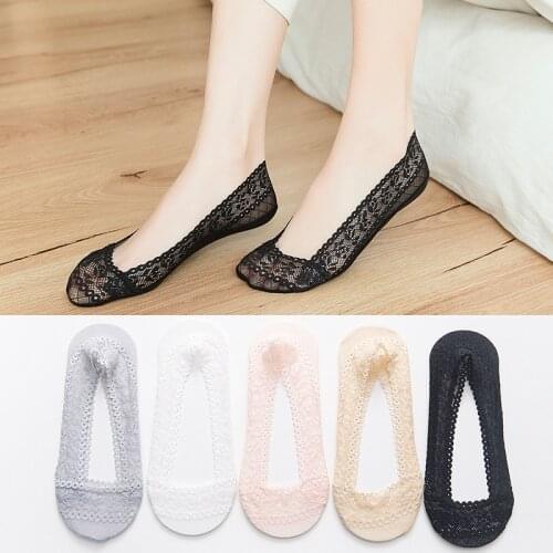 10Pair/lot lace socks invisible No-Show socks cotton lady lace short socks